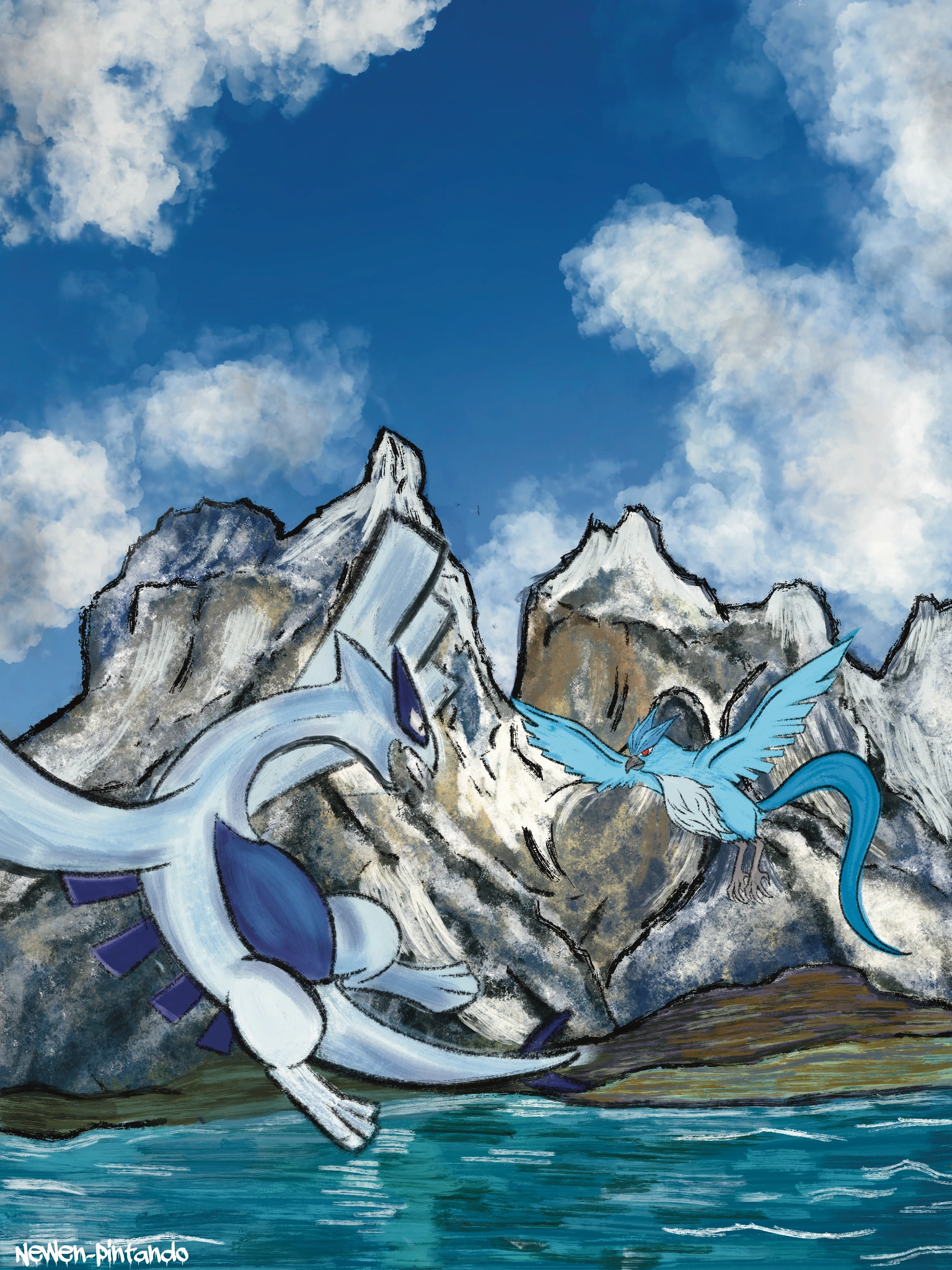 Lugia y Articuno